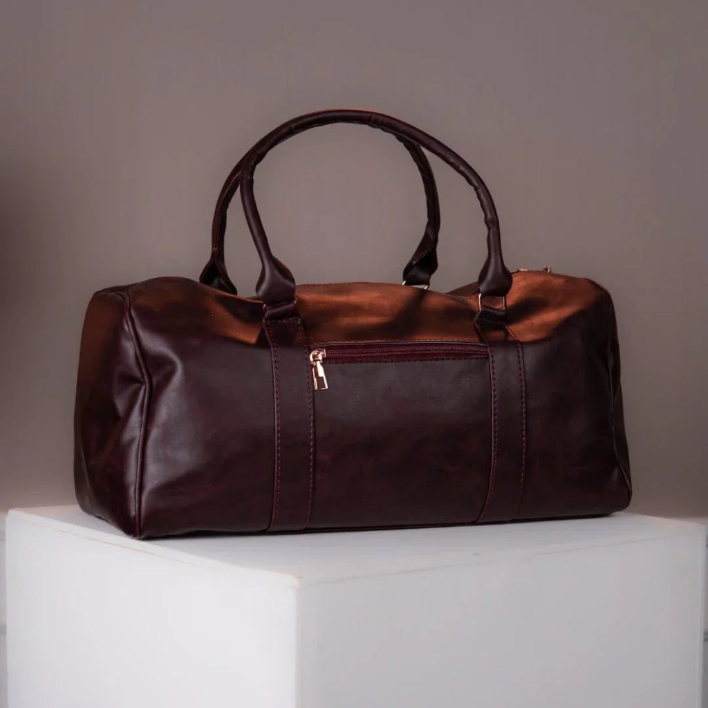 IVAR® Burgundy Vintage Duffle Bag